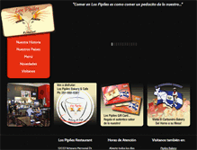 Tablet Screenshot of pipilesrestaurant.com